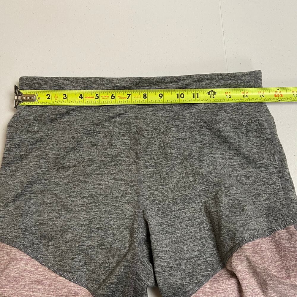 Tangerine Women's Gray Pink Athleisure Yoga Activewear Ankle Leggings Size Large - Picture 9 of 10